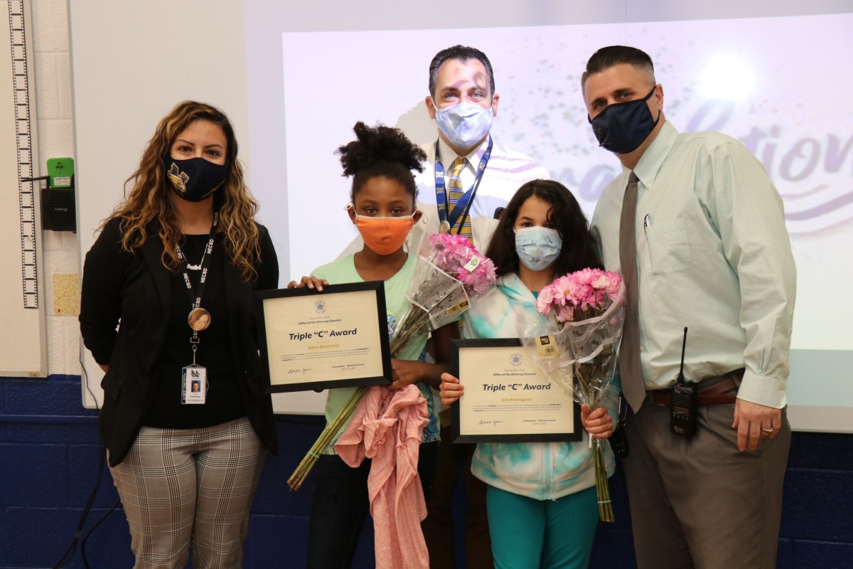 Two Fostertown Scholars Honored with Triple "C" Award News NECSD